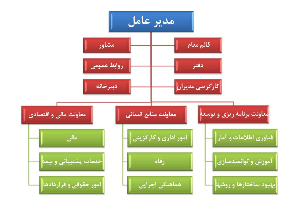 چارت سازمانی